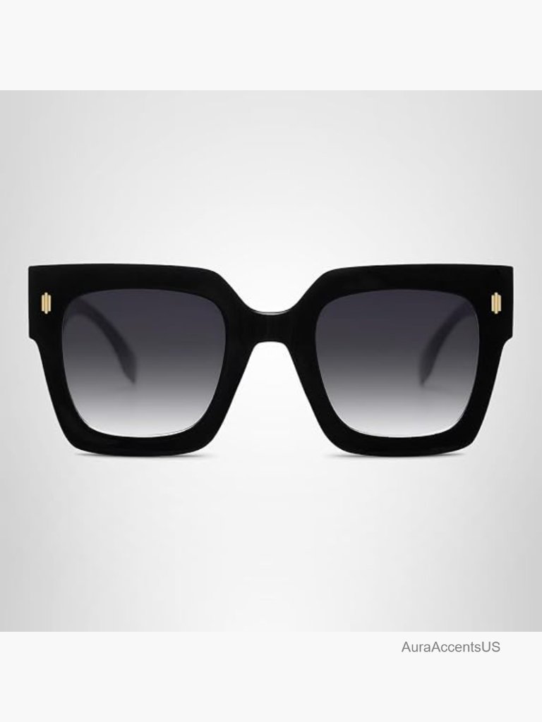 Oversized Square Sunglasses For Women, Uv400 Protection